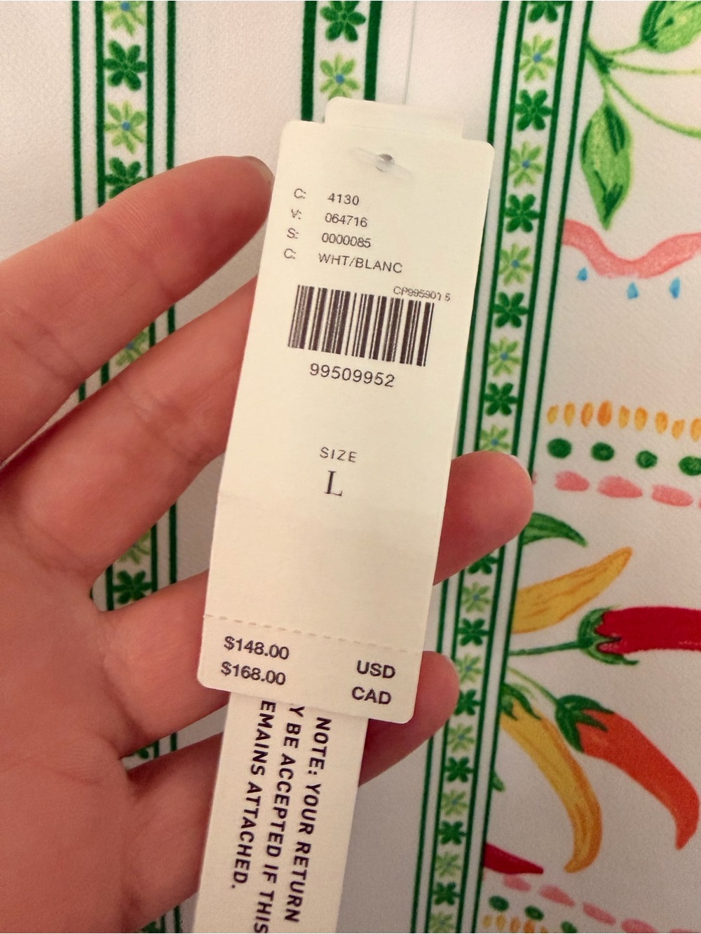 Maeve White Midi Dress with Multicolor Fruit & Border Print - Picture 3 of 5